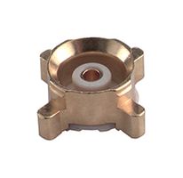 HUBER+SUHNER 82_MMBX-S50-0-1/111_NH RF / Coaxial Connector, MMBX Coaxial, Straight Jack, Surface Mount Vertical, 50 ohm, Brass