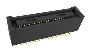 AMPHENOL COMMUNICATIONS SOLUTIONS 10164227-0504A1RLF Mezzanine Connector, Receptacle, 0.4 mm, 2 Rows, 50 Contacts, Surface Mount Straight