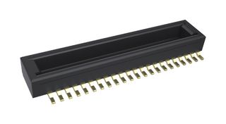 AMPHENOL COMMUNICATIONS SOLUTIONS 10164228-0401A1RLF Mezzanine Connector, Header, 0.4 mm, 2 Rows, 40 Contacts, Surface Mount Straight, Copper Alloy