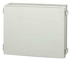 FIBOX CAB PC 405020 G CABINET Plastic Enclosure, Latch On Short Side, Multipurpose, Polycarbonate, 400 mm, 500 mm, 200 mm, IP65