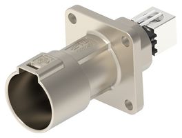 TE CONNECTIVITY 4-2394060-1 Automotive Connector, PowerTube 1000 Series, Straight Header, 1 Contacts, Screw Pin