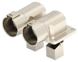 TE CONNECTIVITY 1-2399610-1 Automotive Connector, PowerTube 1400 Series, Right Angle Header, 2 Contacts, Screw Pin