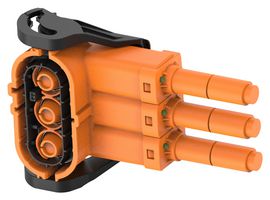 TE CONNECTIVITY 1-2286949-5 Cable Assembly, High Voltage Automotive, Wire to Board 90° Receptacle to Free End, 3 Ways, 1 Row