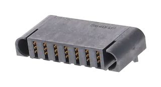 MOLEX 46436-9307 Rectangular Power Connector, R/A, Power, 7 Contacts, Ten60 46436 Series, PCB Mount, Press Fit
