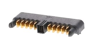 MOLEX 46437-9325 Rectangular Power Connector, R/A, 15Signal+10Pwr, 25 Contacts, Ten60 46437 Series, PCB Mount