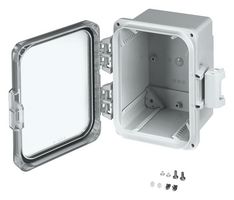 PHOENIX CONTACT 1471772 Plastic Enclosure, IK10, w/Cover & Screw, Electronic, Polycarbonate, 223 mm, 204 mm, 134 mm, IP69