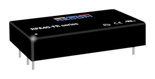 RECOM POWER RPA40-11012SFR Isolated Through Hole DC/DC Converter, ITE & Railway, DIP, 40 W, 1 Output, 12 V