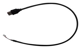 MULTICOMP PRO MP011386 USB Cable, Type A Plug to Board-In Crimp Terminal, 500 mm, 19.7 "