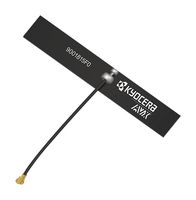 KYOCERA AVX 9001815F0-AA10L0100 RF Antenna, 5.15 to 5.85 GHz, 6G/Cellular LPWA/LTE/LoRA/NB-IoT/CAT-M/SigFox/M2M, 4.81 dBi, 50 ohm