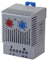 MULTICOMP PRO MP011439 Thermostat, Dual panel 1NO & 1NC, 0°C to 60°C, 45 mm x 50 mm x 67 mm