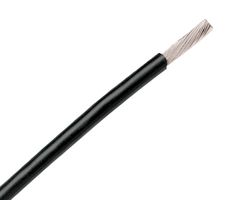 BELDEN 83023 010100 Wire, Hook Up, Hi Temp, TFE, Black, 24 AWG, 19 x 36AWG, 30.5 m