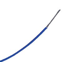 BELDEN 83002 006100 Wire, Hook Up, Hi Temp, PTFE, Blue, 26 AWG, 7 x 34AWG, 30.5 m