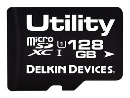 DELKIN DEVICES S41HFSTML-U3000-3 Flash Memory Card, MicroSDXC Card, 128 GB, UHS-I U1