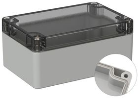 MULTICOMP PRO MP011541 Plastic Enclosure, Multipurpose, Polycarbonate, 55 mm, 80 mm, 120 mm, IP66
