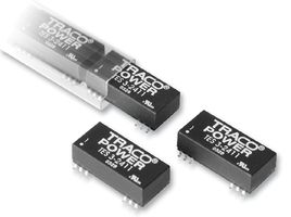 TRACO POWER TES 3-1223 Isolated Surface Mount DC/DC Converter, ITE, 2:1, 3 W, 2 Output, 15 V