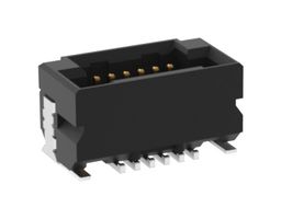 TE CONNECTIVITY - ERNI 294133-E Pin Header, Board-to-Board, 0.8 mm, 2 Rows, 12 Contacts, Surface Mount Straight, MicroCon Series
