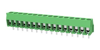 MULTICOMP PRO MP011998 Wire-To-Board Terminal Block, 3.5 mm, 16 Ways, 24 AWG, 18 AWG, 1 mm², Screw