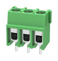 MULTICOMP PRO MP012000 Wire-To-Board Terminal Block, 5 mm, 3 Ways, 20 AWG, 12 AWG, 4 mm², Screw