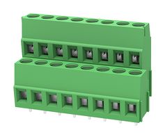 MULTICOMP PRO MP012028 Wire-To-Board Terminal Block, 5.08 mm, 16 Ways, 28 AWG, 12 AWG, 2.5 mm², Screw