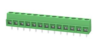 MULTICOMP PRO MP012068 Wire-To-Board Terminal Block, 5.08 mm, 13 Ways, 26 AWG, 14 AWG, 1.5 mm², Screw