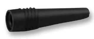 RADIALL R280560000 Connector Accessory, Black Cable Boot, 27mm L, Strain Relief, for 2.6mm Dia Cable, PVC, R280