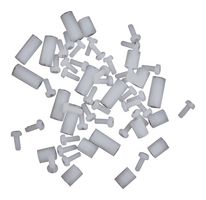 SEEED STUDIO 114020101 Screw and Nut Pack, 20 Sets of Grove, 2.0xH5.0mm Nylon White Screws & M2.0xH10.0mm Nylon-White Nuts