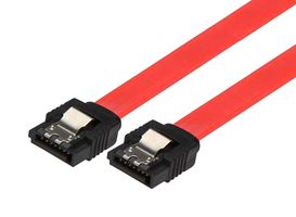 L-COM CASATAL-16 Computer Cable, SATA Data 7 Way Socket, Latching, SATA Data 7 Way Socket, Latching, 1.3 ft