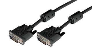 L-COM CGDVI-DL-MM-5 Audio / Video Cable Assembly, DVI-D (Dual Link) Plug, DVI-D (Dual Link) Plug, 5 ft, 1.5 m, Black