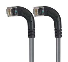 L-COM TRD815RA9GRY-5 Ethernet Cable, Cat5e, 90° RJ45 Plug to 90° RJ45 Plug, UTP (Unshielded Twisted Pair), Grey, 1.5 m