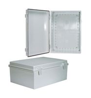 L-COM NBE141006 Plastic Enclosure, Multipurpose, ABS, 370 mm, 268.2 mm, 152.4 mm, IP55, IP67