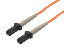 L-COM FODMTRJ50-15 Fibre Optic Cable, Multimode, 2 Fibres, 50µm / 125µm, MT-RJ to MT-RJ, 15 m