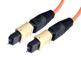 L-COM MPMM6OM2-1 Fibre Optic Cable, OM2 Multimode, 6Fibres, 50µm / 125µm, MPO Plug to MPO Plug, 1m