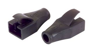 L-COM MPC45D60-BLK Connector Accessory, Black, Snagless Boot, L-Com TDS8PC5 & TDS8PC6 Series Shielded RJ45 Plugs
