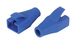 L-COM MPC45D60-BLU Connector Accessory, Blue, Snagless Boot, L-Com TDS8PC5 & TDS8PC6 Series Shielded RJ45 Plugs
