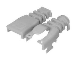 L-COM TDS8CVR-GR Connector Accessory, Strain Relief Boot, L-Com TDS8 Series RJ45 Plugs, PP (Polypropylene)