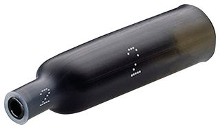 RAYCHEM - TE CONNECTIVITY ESZH-CAP-NO.2-35MM Heat Shrink Boot, DUAL WALL, End Cap, 0.29 ", 7.4 mm, Black, 1.37 ", 35 mm