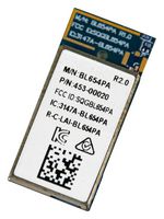 EZURIO 453-00020C Bluetooth Module, BLE 5.1, 2 Mbps, -95 dBm, 3 V to 3.6 V, -40 °C to 85 °C