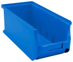 ALLIT 456290 Storage Bin, Stackable, 320 mm L x 150 mm W x 125 mm H, Blue
