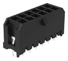 AMPHENOL COMMUNICATIONS SOLUTIONS G88MP121020CREU Pin Header, Wire-to-Board, 3 mm, 2 Rows, 12 Contacts, Through Hole Straight