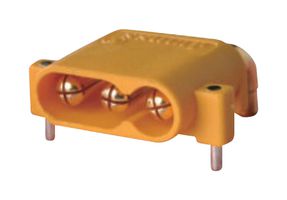 MULTICOMP PRO MP011766 Rectangular Power Connector, 3 Contacts, MR30PW20, PCB Mount, Through Hole Right Angle