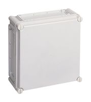 FIBOX EKPE 130 G ENCLOSURE Plastic Enclosure, IK08 / IK09, Grey Cover, Wall Mount, Polycarbonate, 130 mm, 280 mm, 380 mm