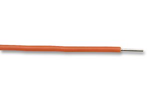 MULTICOMP PRO MCP00010 Wire, PVC, Orange, 23 AWG, 0.28 mm², 328 ft, 100 m, BS4808 / Def Stan 61-12, 1/0.6