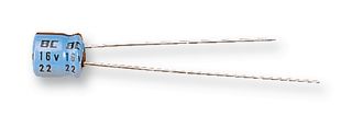 VISHAY MAL213491105E3 Electrolytic Capacitor, 1 µF, 50 V, ± 20%, Radial Leaded, 1500 hours @ 85°C, Polar