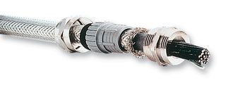 JACOB 50.013/EMV-F Cable Gland, PG13.5, 6 mm, 12 mm, Brass, Metallic - Nickel Finish, IP68