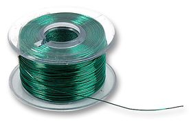 MULTICOMP PRO MPRRW-G-105 Wire, Solid, Wiring Pencil, Solderable Enamelled Copper, Green, 36 SWG, 88 ft, 27 m