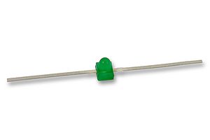 BROADCOM HLMP-6500-F0010 LED, Green, Through Hole, 1.9mm, 30 mA, 2.1 V, 569 nm