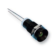 MULTICOMP PRO MC19051001 LED Panel Mount Indicator, Green, 2.6 VDC, 5 mm LED, 8 mm Hole, 45 mA, 30 mcd, Not Rated
