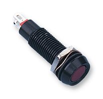 MARL 677-501-21-R LED Panel Mount Indicator, Weatherproof, Red, 12 VDC, 8.1 mm, 20 mA, 11 cd, IP67