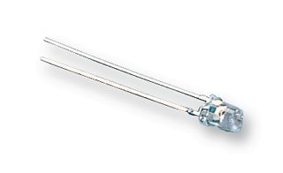 BROADCOM HLMP-DB25-B0000 LED, Blue, Through Hole, T-1 3/4 (5mm), 20 mA, 3.2 V, 470 nm