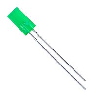 KINGBRIGHT L-383GDT LED, Rectangular, Green, Through Hole, 2.5mm x 5mm, 20 mA, 2.2 V, 565 nm